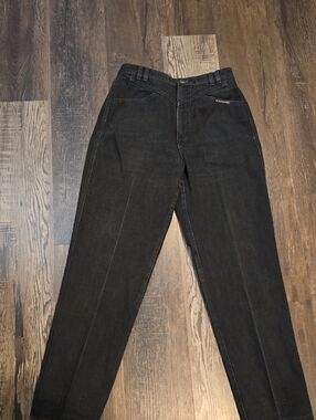 Rocky Mountain Jeans Black High-Waist Tapered Jeans, sz 13/14